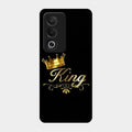 Cute King With Crown Glass Case For Oppo A3 Pro 5G