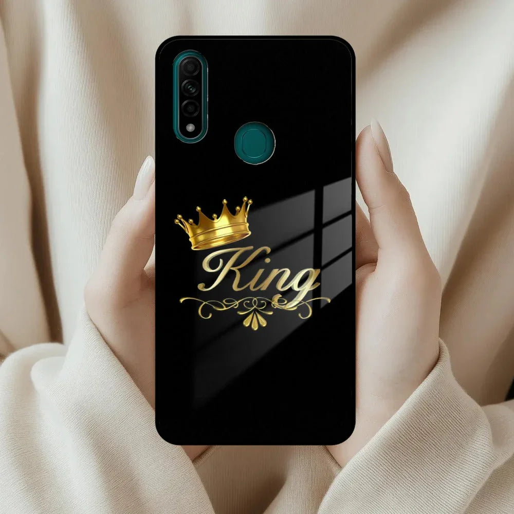 Cute King With Crown Glass Case For Oppo - ShopOnCliQ