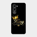Cute King With Crown Glass Case For Oppo A5 5G