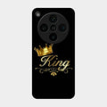 Cute King With Crown Glass Case For Oppo Find X8 Pro 5G