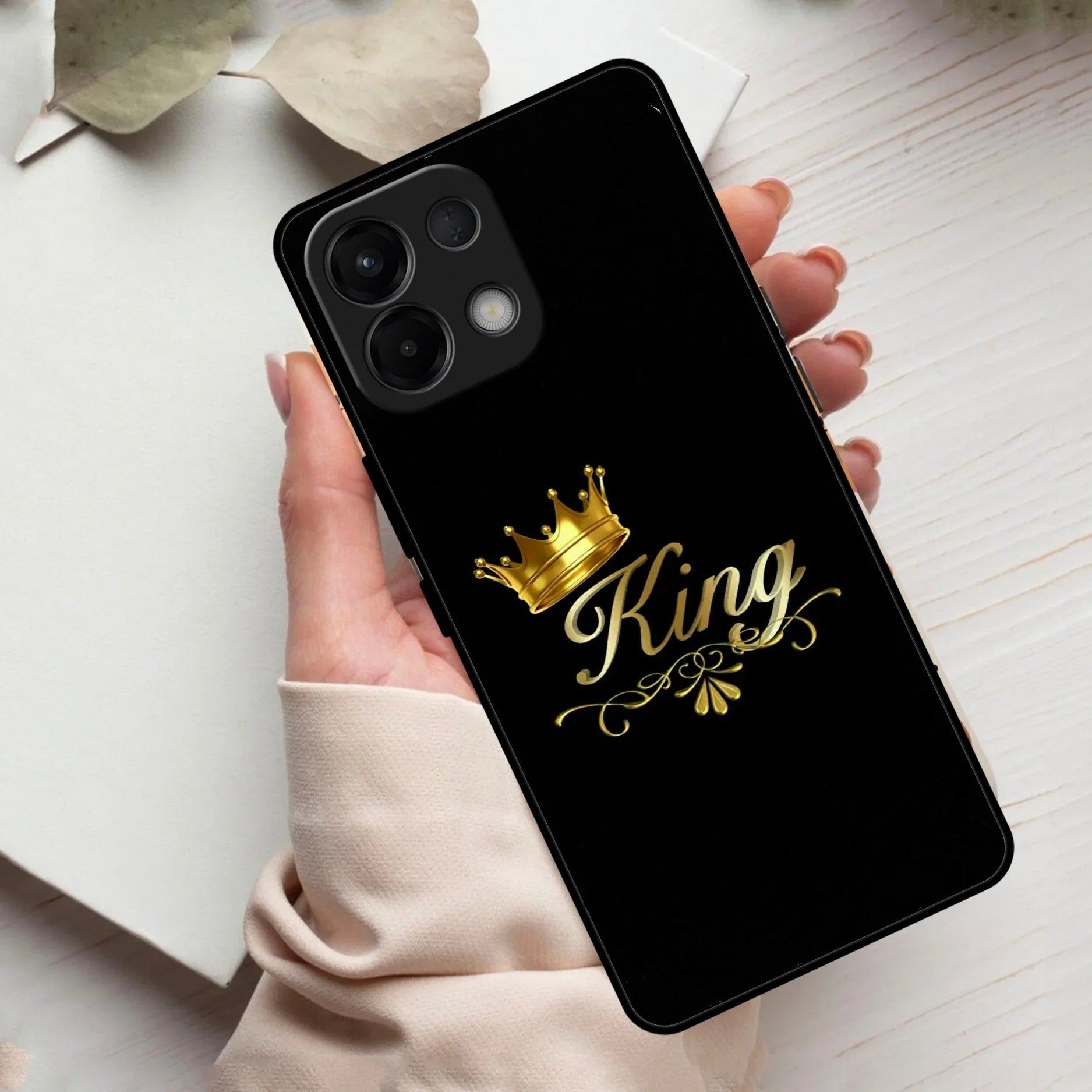 Cute King With Crown Glass Case For Oppo - ShopOnCliQ