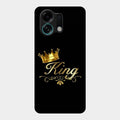 Cute King With Crown Glass Case For Oppo K13 Turbo 5G