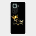 Cute King With Crown Glass Case For Oppo Reno 11 5G