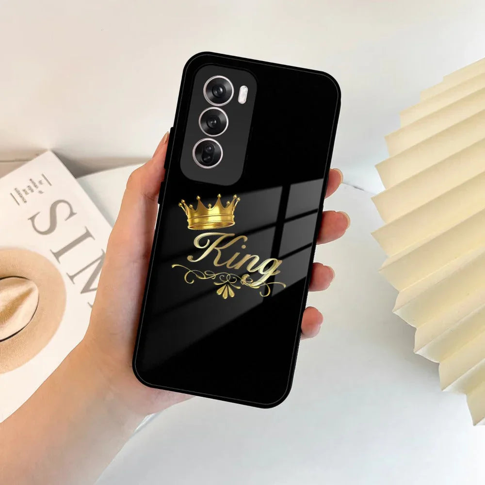 Cute King With Crown Glass Case For Oppo - ShopOnCliQ