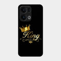 Cute King With Crown Glass Case For Oppo Reno 13 Pro 5G