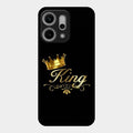 Cute King With Crown Glass Case For Oppo Reno 14 Pro 5G