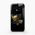 Cute King With Crown Glass Case For Oppo Reno 15 5G