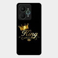 Cute King With Crown Glass Case For Realme 15 5G