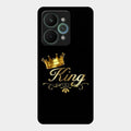 Cute King With Crown Glass Case For Realme 15 Pro 5G