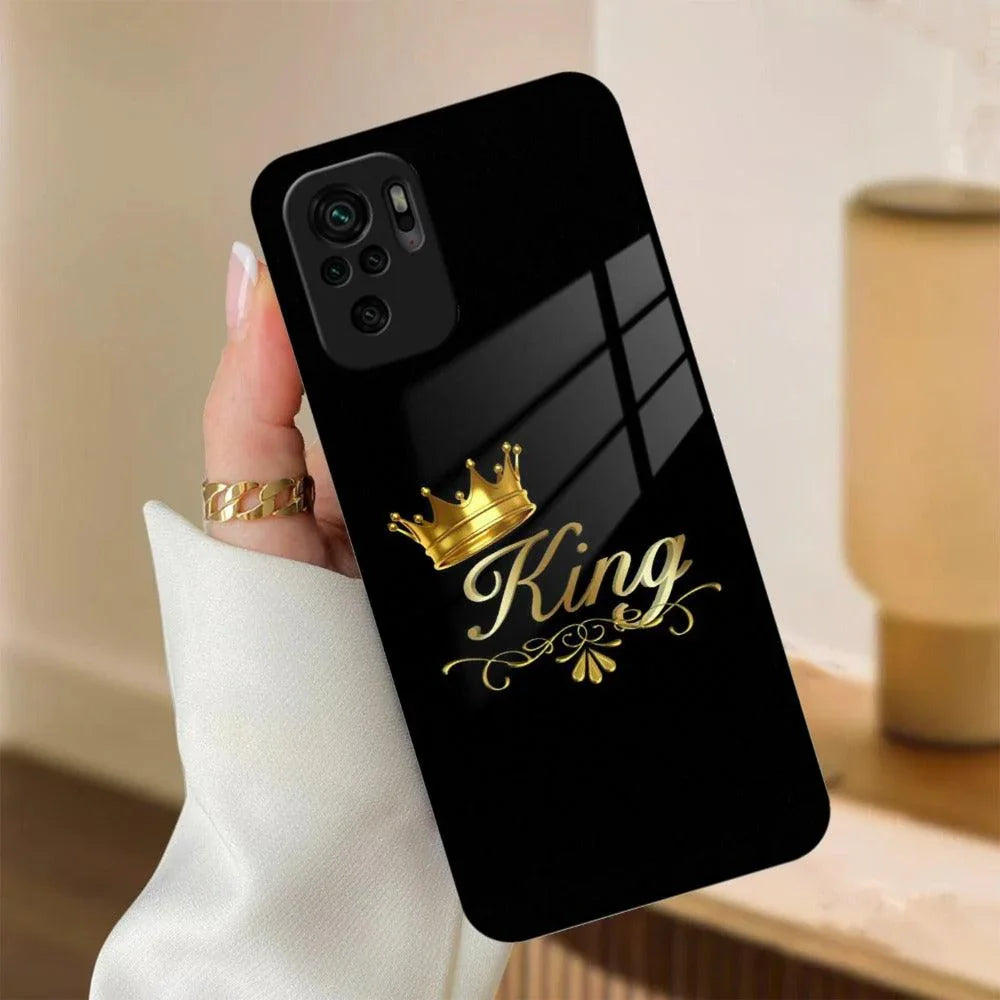 Cute King With Crown Glass Case For Redmi/Xiaomi - ShopOnCliQ