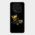 Cute King With Crown Glass Case For Redmi Note 15 Pro 5G