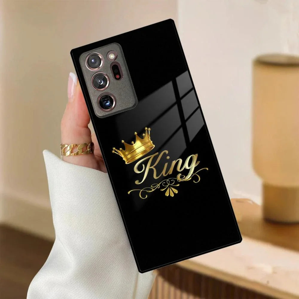 Cute King With Crown Glass Case for Samsung - ShopOnCliQ