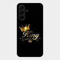 Cute King With Crown Glass Case For Samsung Galaxy A26 5G