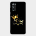 Cute King With Crown Glass Case For Samsung Galaxy S20 Fe 5G