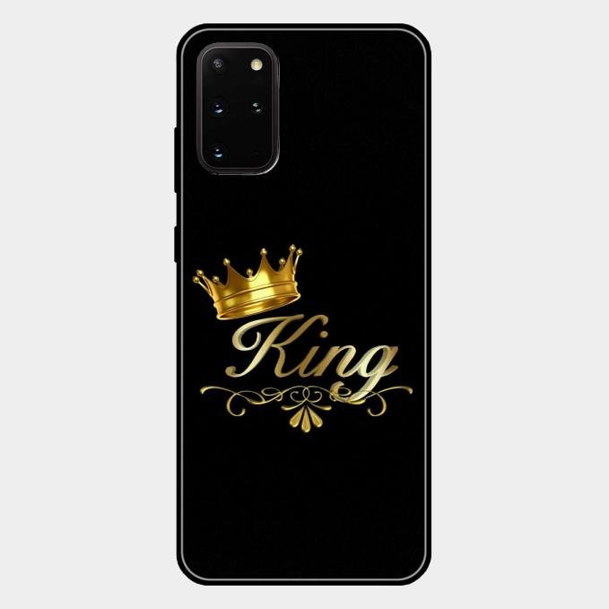Cute King With Crown Glass Case For Samsung Galaxy S20 Plus