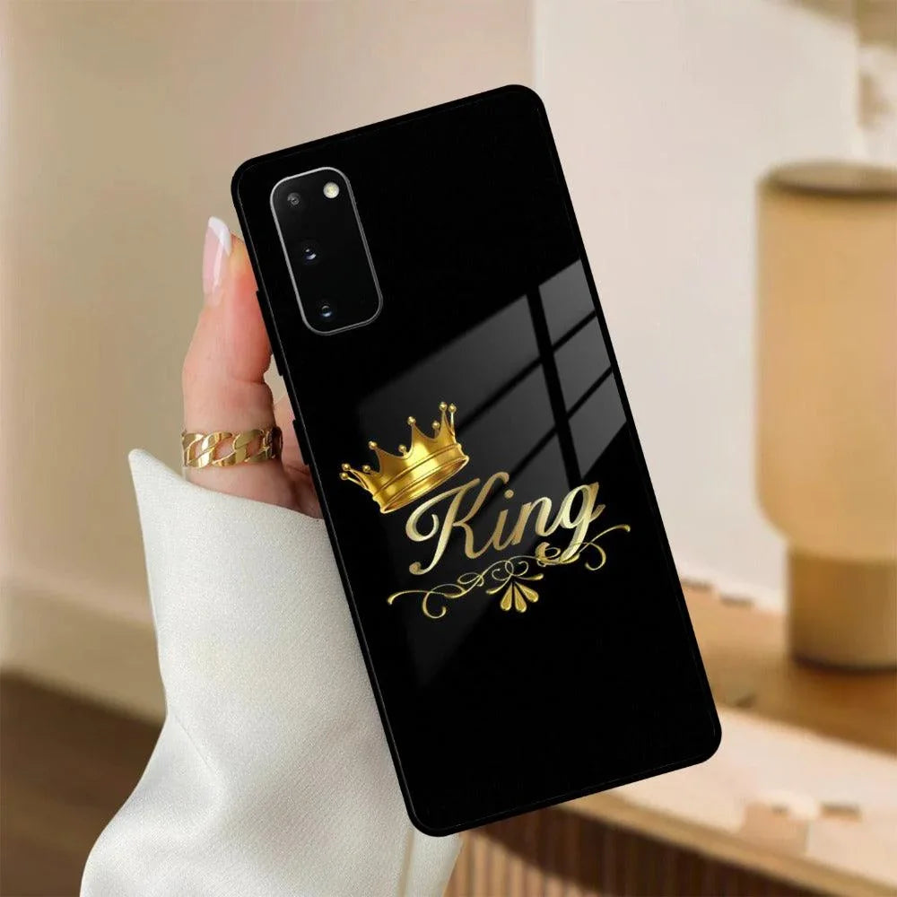 Cute King With Crown Glass Case for Samsung - ShopOnCliQ