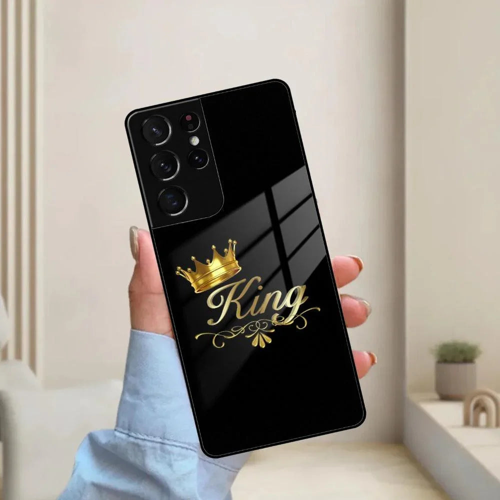 Cute King With Crown Glass Case for Samsung - ShopOnCliQ