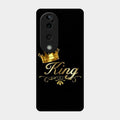 Cute King With Crown Glass Case For Vivo T3 Ultra