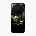 Cute King With Crown Glass Case For Vivo X300 Pro 5G