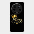 Cute King With Crown Glass Case For Xiaomi 14 Ultra