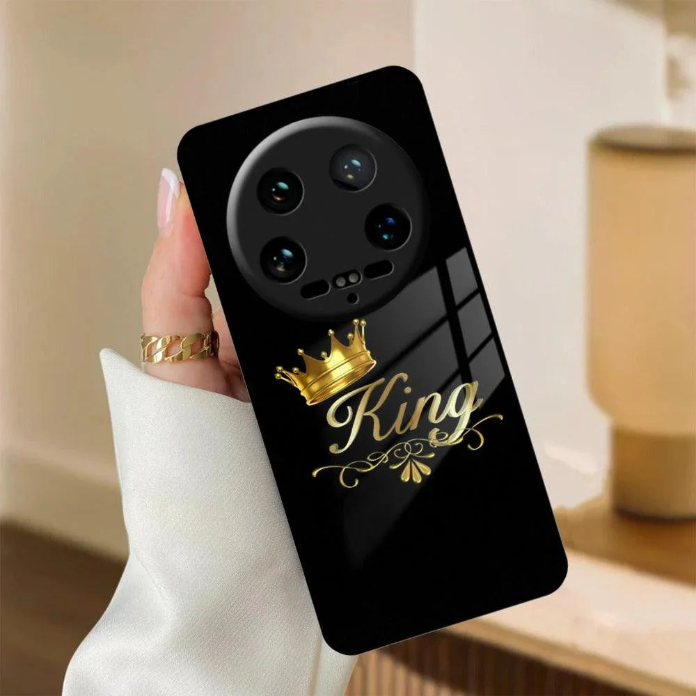 Cute King With Crown Glass Case For Redmi/Xiaomi - ShopOnCliQ