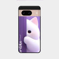 Cute Kitten Glossy Metal Case Cover For Google Pixel 8 5G