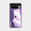 Cute Kitten Glossy Metal Case Cover For Google Pixel 8 Pro 5G