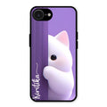 Cute Kitten Glossy Metal Case Cover For iPhone 16e