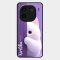 Cute Kitten Glossy Metal Case Cover For iQOO 12 5G