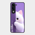 Cute Kitten Glossy Metal Case Cover For iQOO Z10 Lite