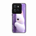 Cute Kitten Glossy Metal Case Cover For Motorola Edge 50