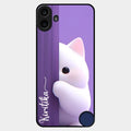 Cute Kitten Glossy Metal Case Cover For Nothing Cmf Phone 1