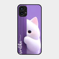Cute Kitten Glossy Metal Case Cover For Nothing Phone 1
