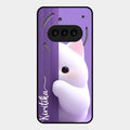 Cute Kitten Glossy Metal Case Cover For Nothing Phone 3A 5G