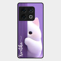 Cute Kitten Glossy Metal Case Cover For Oneplus 10 Pro 5G