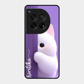 Cute Kitten Glossy Metal Case Cover For Oneplus 12 5G