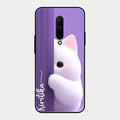 Cute Kitten Glossy Metal Case Cover For Oneplus 7 Pro