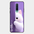 Cute Kitten Glossy Metal Case Cover For Oneplus 8