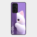 Cute Kitten Glossy Metal Case Cover For Oneplus 9Rt 5G