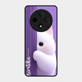 Cute Kitten Glossy Metal Case Cover For Oppo F27 Pro Plus 5G