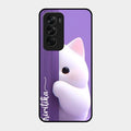 Cute Kitten Glossy Metal Case Cover For Oppo Reno 12 Pro 5G
