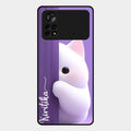 Cute Kitten Glossy Metal Case Cover For Poco X4 Pro 5G