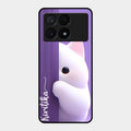 Cute Kitten Glossy Metal Case Cover For Poco X6 Pro 5G