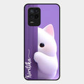 Cute Kitten Glossy Metal Case Cover For Realme 9 5G