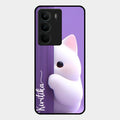 Cute Kitten Glossy Metal Case Cover For Realme C75 5G