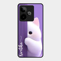 Cute Kitten Glossy Metal Case Cover For Realme Gt 7 5G