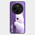 Cute Kitten Glossy Metal Case Cover For Vivo T4 5G