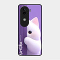 Cute Kitten Glossy Metal Case Cover For Vivo V40E 5G