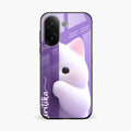 Cute Kitten Glossy Metal Case Cover For Vivo V60e 5G