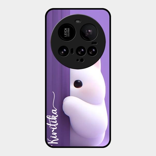 Cute Kitten Glossy Metal Case Cover For Xiaomi 15 Ultra 5G